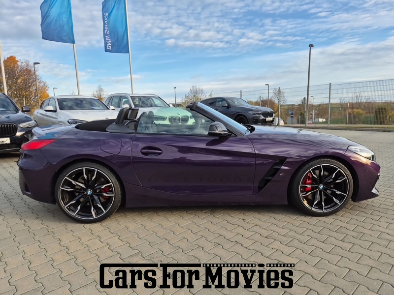 CarsForMovies | BMW Z4 M40i 2025 Deutschland Lila Schwarz Zivilfahrzeug Cabrio Niedersachsen 7571 händler